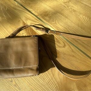 Tignanello Leather Crossbody Bag (tan)